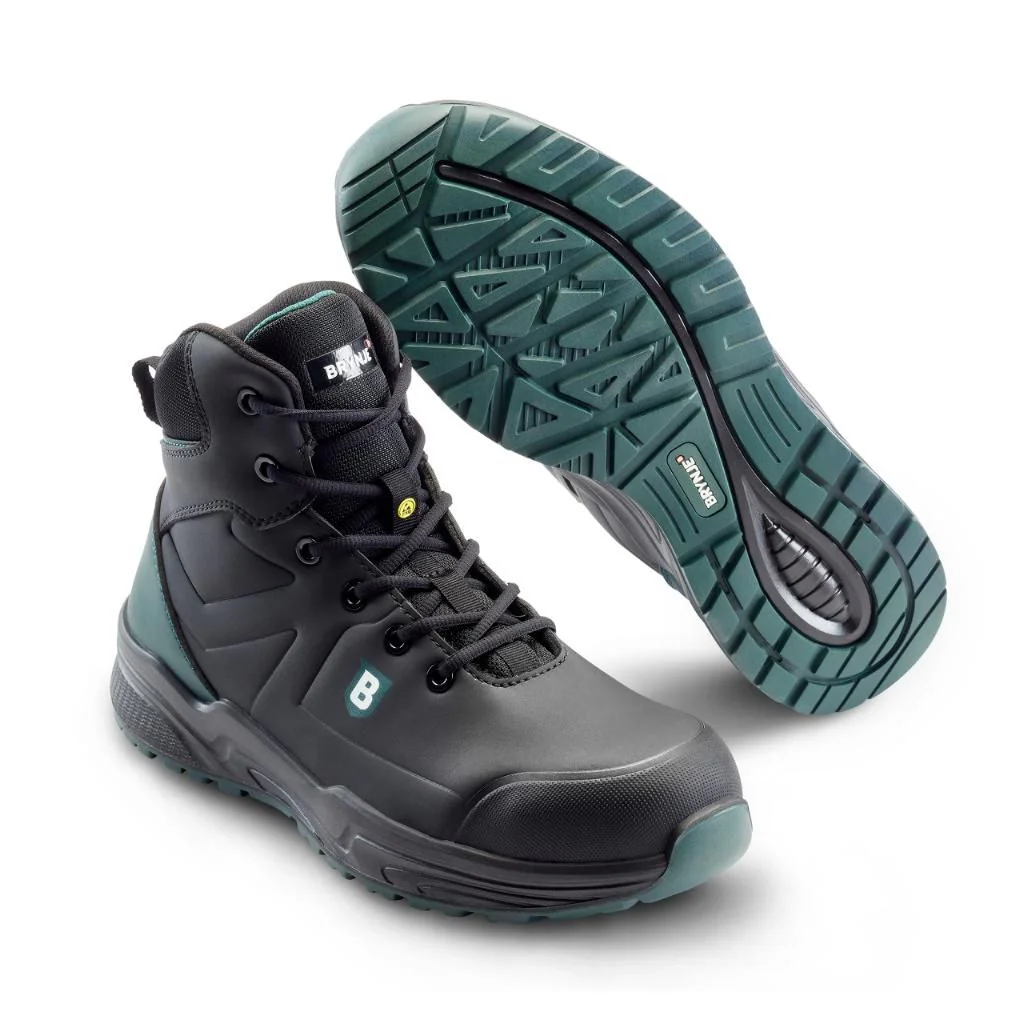 Brynje 355 Green Working Low Boot sikkerhedsstøvlet
