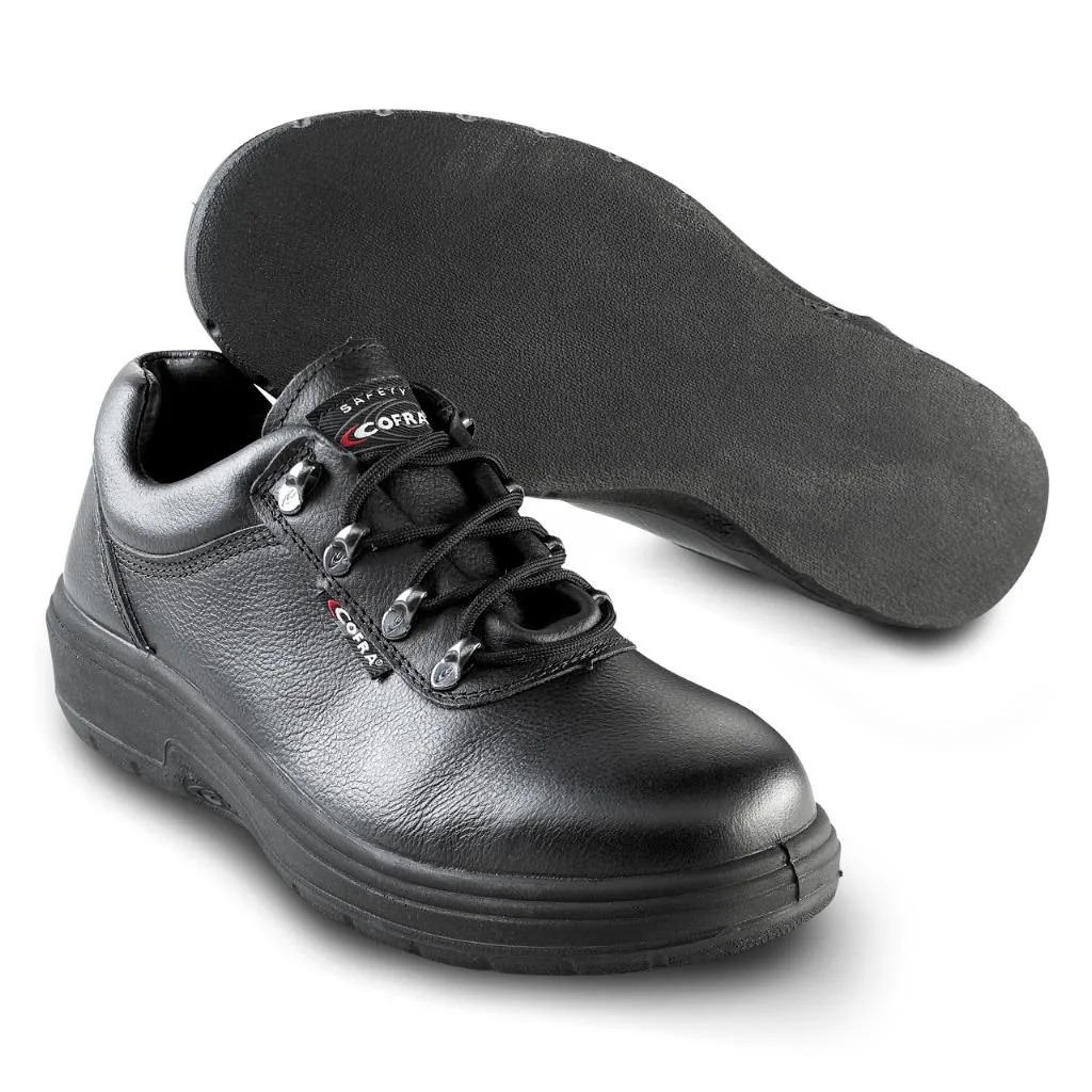 Cofra 82070 Petrol, Asfaltssko med ekstra skridhæmmende og varmeresistent ydersål
