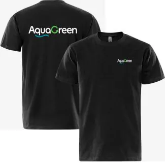 Acode T-shirts 1911 BSJ i Sort ( Incl. lille AquaGreen logo på v/Bryst og stort logo på Ryg )