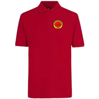Midtjysk Veteranknallert Klub Poloshirts i Rød ( Incl. Midtjysk Veteranknallert Klub logo på v/bryst)