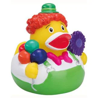 Mbw MBW131224, Tøjdyr og figurer Schnabels® Squeaky Duck Clown