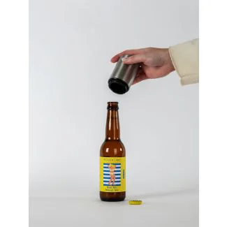 Sagaform Flaskeåbneri Børstet Stål