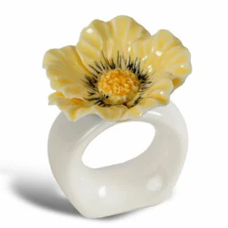 Byon Servietring Valmue 2Stk/Sæt (6) Beige