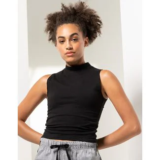 SF Women SF170, T-shirts Women´s High Neck Crop Vest