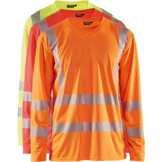 Blåkläder 3385 High Vis UV T-shirt lang ærme / High Vis UV T-shirt lang ærme