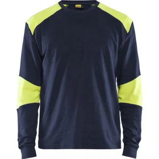 Blåkläder 3457 Brandhæmmende T-shirt lang ærme Inherent / Brandhæmmende T-shirt lang ærme Inherent