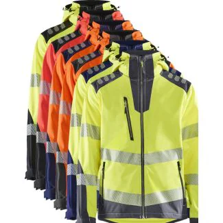 Blåkläder 4491 High Vis Softshell Jakke / High Vis Softshell Arbejdsjakke