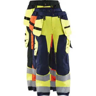 Blåkläder 7156 Dame High Vis Buks med sømlommer / Dame High Vis Arbejdsbuks med sømlommer