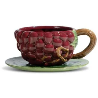 Byon Cup and plate Grape / Kop
