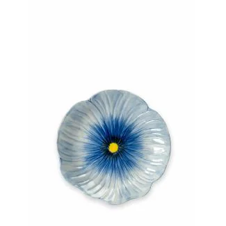 Byon Tallerken Valmue (4) Blå