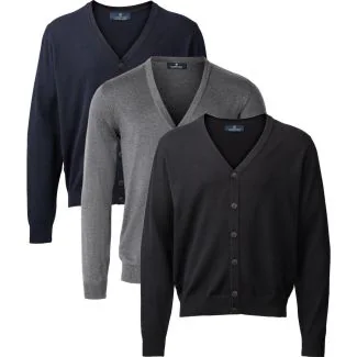 CC55 50158 stockholm men's cardigan v neck buttons Herre