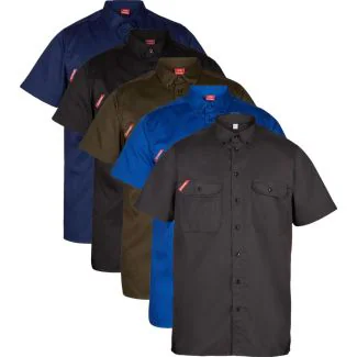 Engel 7183-810 Extend kortærmet skjorte / Arbejdsskjorte