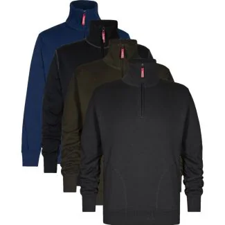 Engel 8014-136 Extend sweatshirt med høj krave / Arbejdstrøje