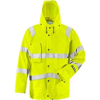 Fristads 101038 Flame Hi Vis regnjakke kl.3 4845 / Arbejdsregnjakke