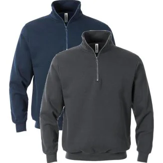 Fristads 116774 Sweatshirt med kort lynlås / Arbejdstrøje