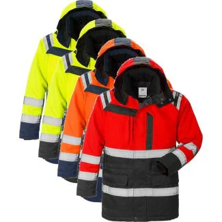Fristads 119629 HiVis parkajakke kl.3 4042 / Arbejdsjakke
