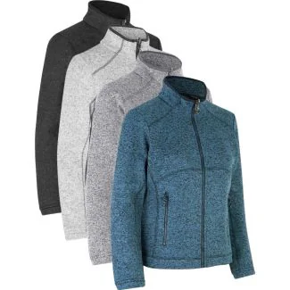 ID 0848 Zip-n-Mix fleece | melange | dame / Fleecejakke