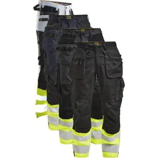 Jobman 2134 Håndværkerbukser Core Stretch Hi-Vis
