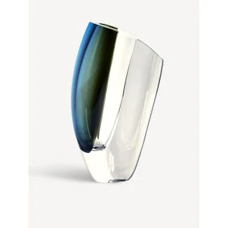 Kosta Boda Mirage Vase Blue/Brown 310Mm, Gw Ac-21
