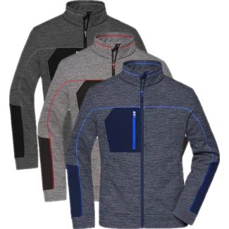 James & Nicholson JN1817, Jakker Ladies´ Structure Fleece Jacket