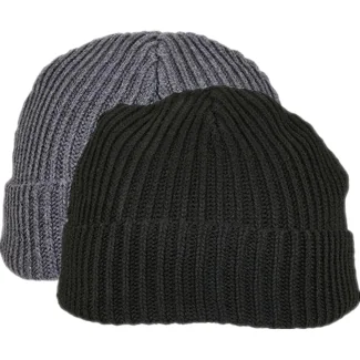 Build Your Brand BY154, Huer Recycled Yarn Fisherman Beanie