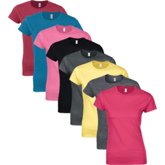 Gildan G64000L, T-shirts Ladies´ Softstyle® T-Shirt