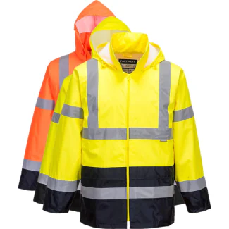 Portwest H443 Hi-Vis Klassisk Kontrast Regn Jakke
