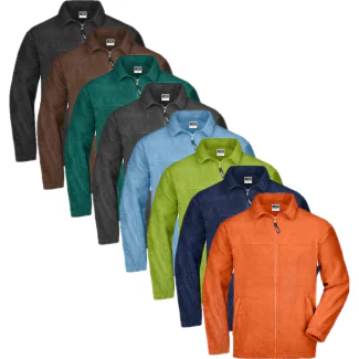 James & Nicholson JN044, Fleecejakker Full-Zip Fleece