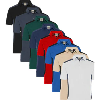 James & Nicholson JN1826, Poloshirts Men´s Workwear Polo -STRONG-