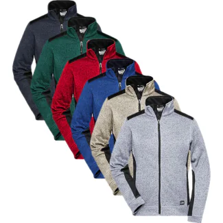 James & Nicholson JN861, Jakker Ladies´ Knitted Workwear Fleece Jacket -STRONG-