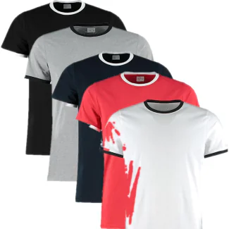 Kustom Kit K508, T-shirts Fashion Fit Ringer Tee