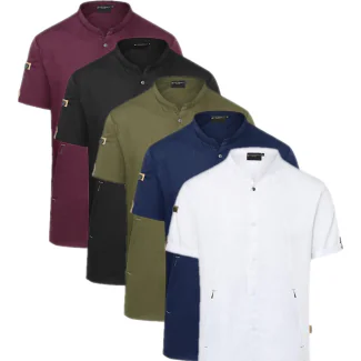 Karlowsky KY052, Jakker Short Sleeve Chef Jacket Green-Generation