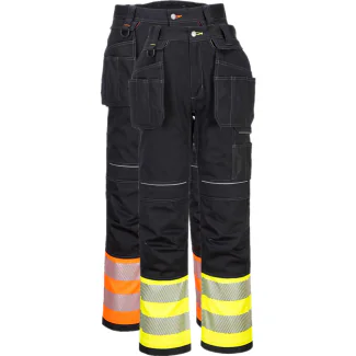 Portwest PW307 PW3 hi-vis kl.1 bukser med hængelommer