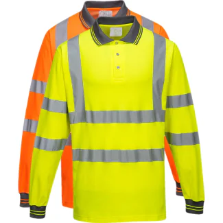 Portwest S271 Langærmet Cotton Comfort Polo