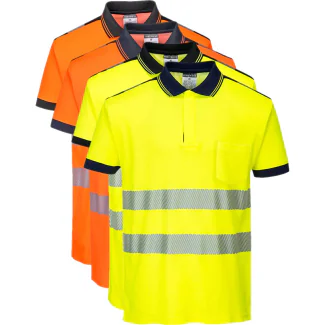 Portwest T180 PW3 Hi-Vis Polo Shirt S/S