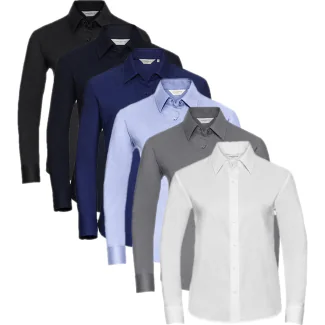 Russell Collection Z932, Skjorter Men´s Long Sleeve Classic Oxford Shirt