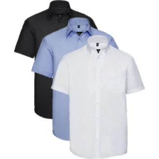 Russell Collection Z957, Skjorter Men´s Short Sleeve Classic Ultimate Non-Iron Shirt