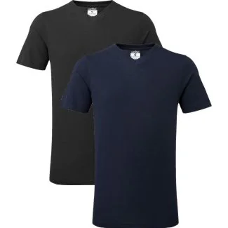 Portwest B197 T-shirt med V-hals i bomuld