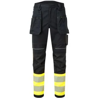 Portwest FR416 PW3 FR Hi-vis klasse 1 hængelomme bukser