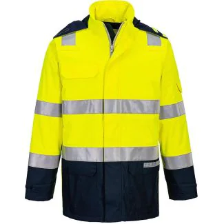 Portwest FR605 Bizflame regn+ hi-vis let Arc jakke 