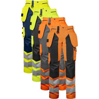 ProJob 646519 6519 buks dame en iso 20471 klasse 2 / Arbejdsbukser