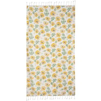 Sagaform Eden Hamam 90X170Cm (8) Blandet Gul