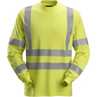 Snickers 2461 protecwork, high-vis langærmet t-shirt, klasse 3 / Arbejds T-shirt