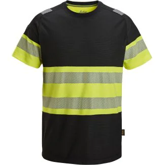 Snickers 2538 high-vis t-shirt, klasse 1 / Arbejds T-shirt