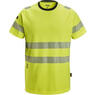 Snickers 2539 high-vis t-shirt, klasse 2 / Arbejds T-shirt