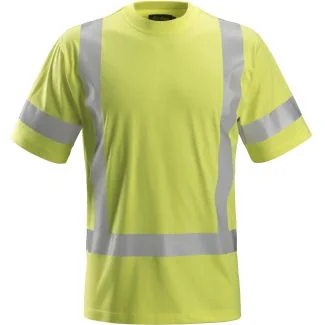 Snickers 2562 protecwork, high-vis kortærmet t-shirt, klasse 3 / Arbejds T-shirt