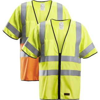 Snickers 4361 protecwork, high-vis vest, klasse 3/2 / Arbejdsvest
