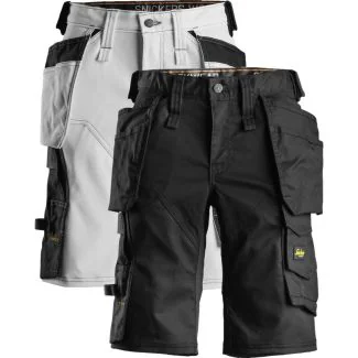 Snickers 6147 allroundwork, stretch dameshorts med hylsterlommer / Hængelommer