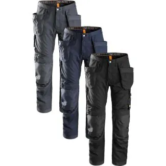 Snickers 6201 allroundwork, arbejdsbukser med hylsterlommer / Hængelommer