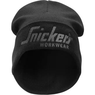 Snickers 9047 beanie med snickers workwear logo / Hue / Strikhue